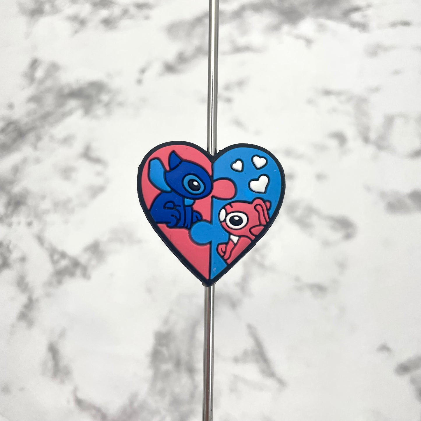 Stitcheroo Heart Silicone Focal Bead