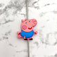 Piggie Georgie Silicone Focal Bead