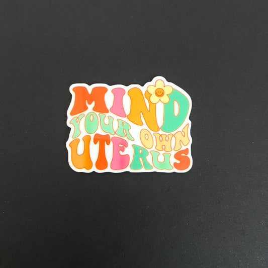 Mind Your Own Uterus Planar Resin Flatback