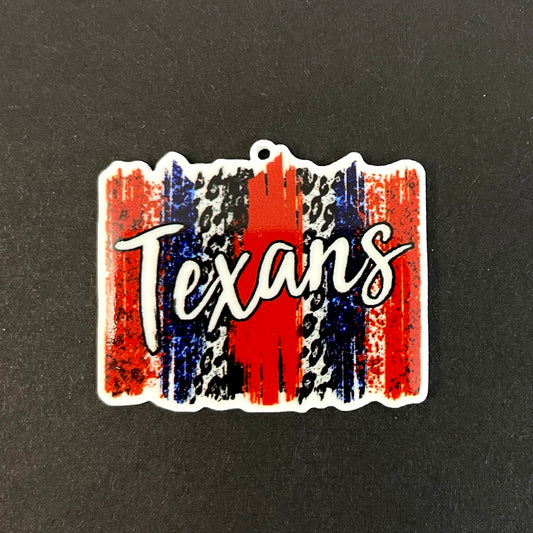 Texans Planar Resin Flatback with Hole