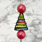 Crayon Christmas Tree Soft PVC Focal Bead