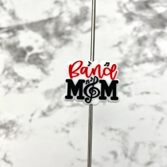 Band Mom Silicone Focal Bead