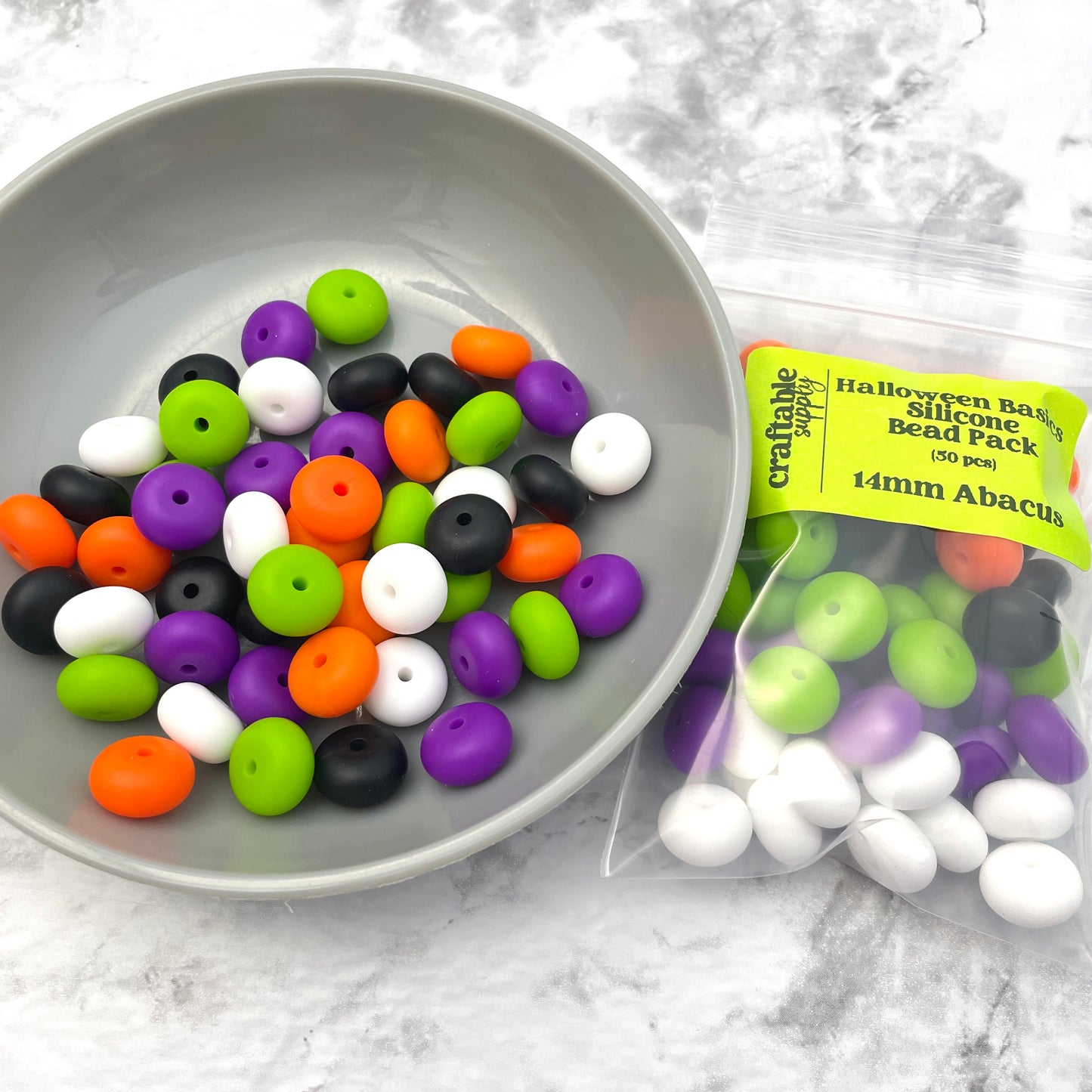 Halloween Basics Silicone Bead Packs (50pcs)