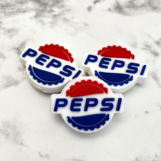 Peppy Bottle Cap Soft PVC Focal Bead