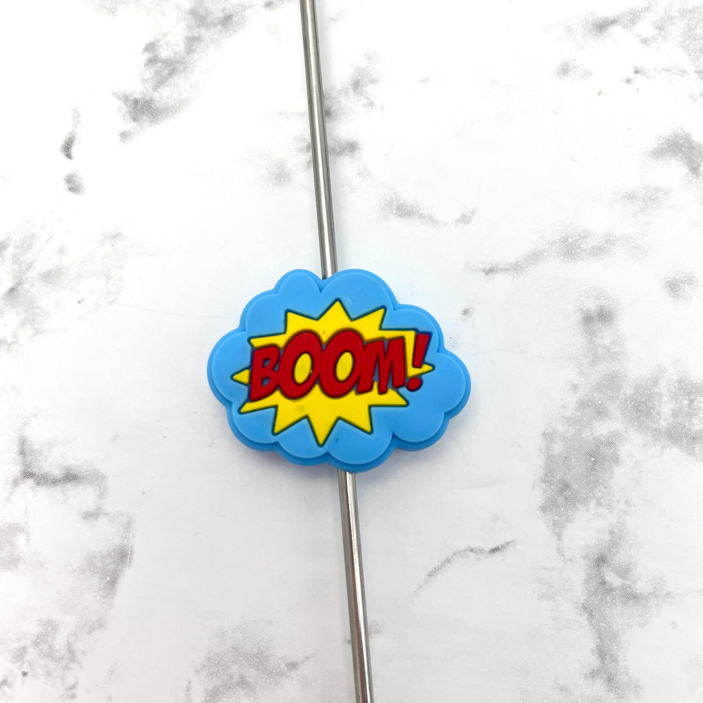 BOOM Comics Inspired Silicone Focal Bead