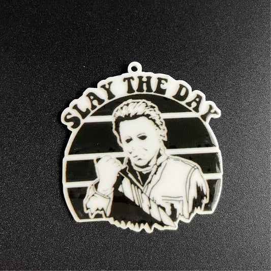 Slay the Day Planar Resin Flatback with Hole