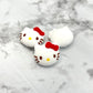 Kitty Head 3D Silicone Focal Bead