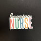 Hospice Nurse Words Planar Resin Flatback