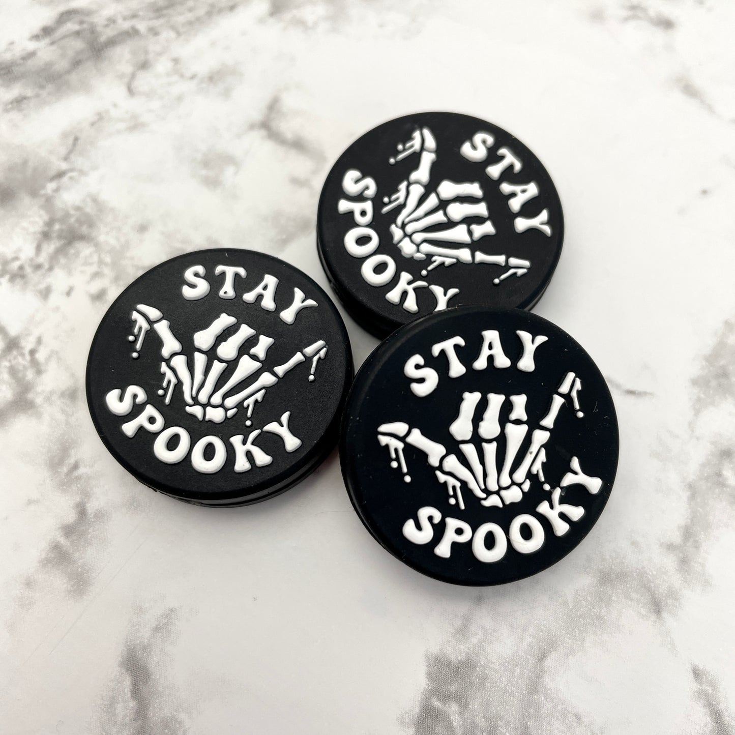 Stay Spooky Silicone Focal Bead