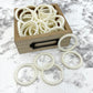 38mm Pearl Spacer Rings