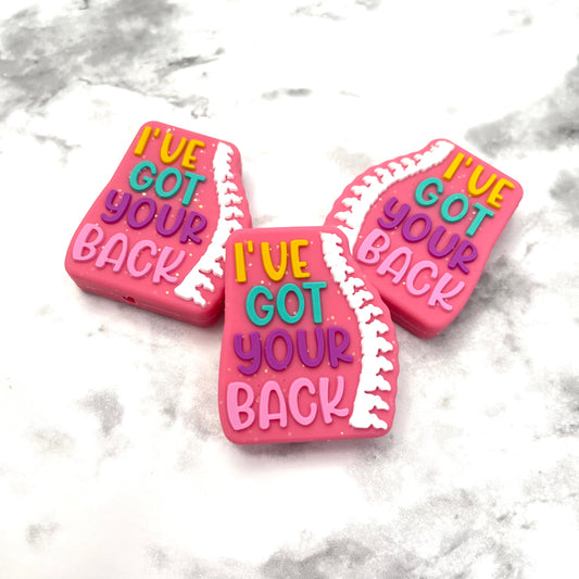 I've Got Your Back Chiropractic Silicone Focal Bead