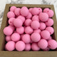 15mm Round Silicone Beads - Pink Lemonade