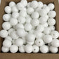 12mm Round Silicone Beads - White