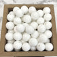 15mm Round Silicone Beads - White Liquid