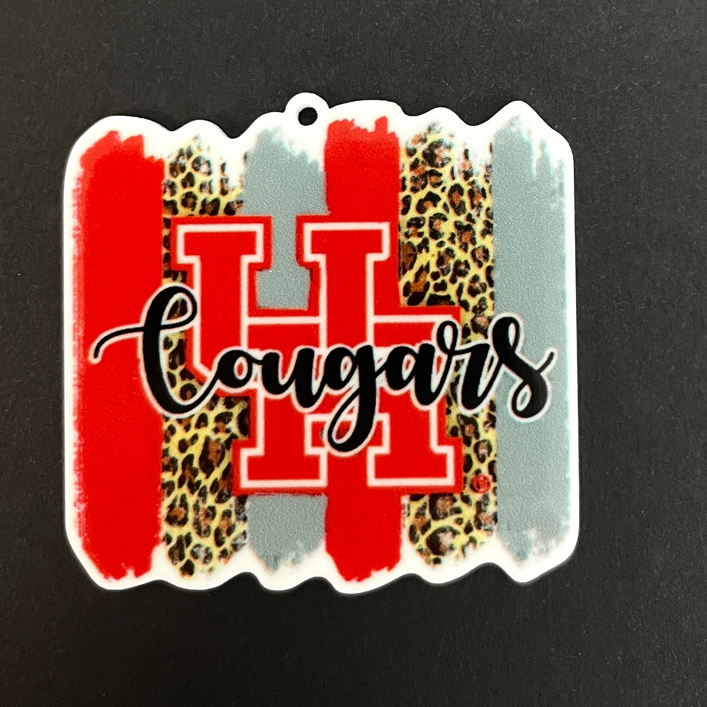 UH Cougars Planar Resin Flatback with Hole