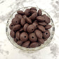 12mm Lentil Silicone Beads - Chocolate