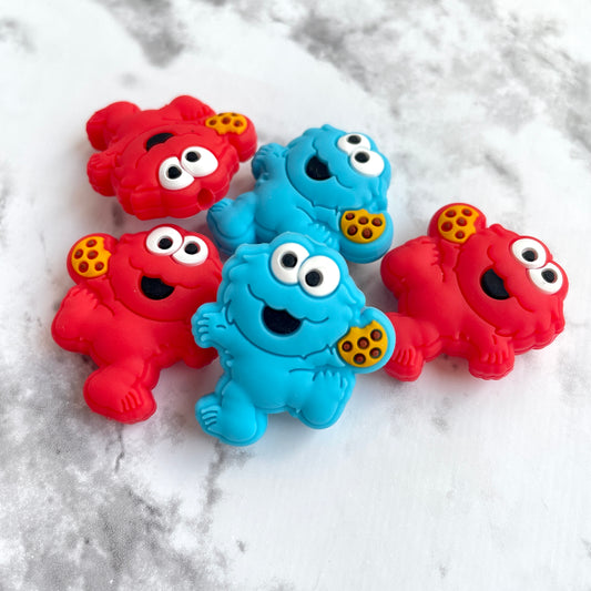 Cookie Bestie Silicone Focal Bead