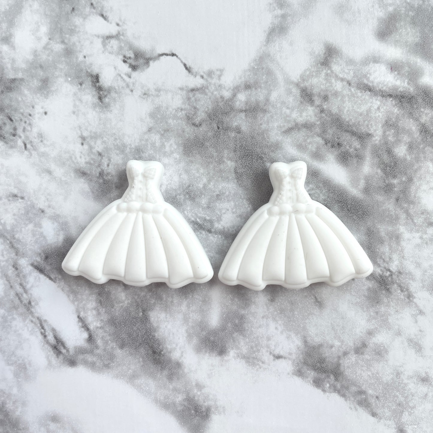 Wedding Dress Silicone Focal Bead