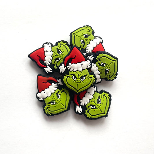 Grinch Silicone Focal Bead