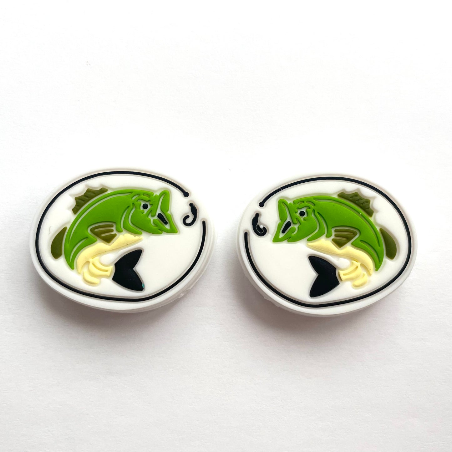 Bass Fish Silicone Focal Bead