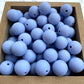 15mm Round Silicone Beads - Serenity